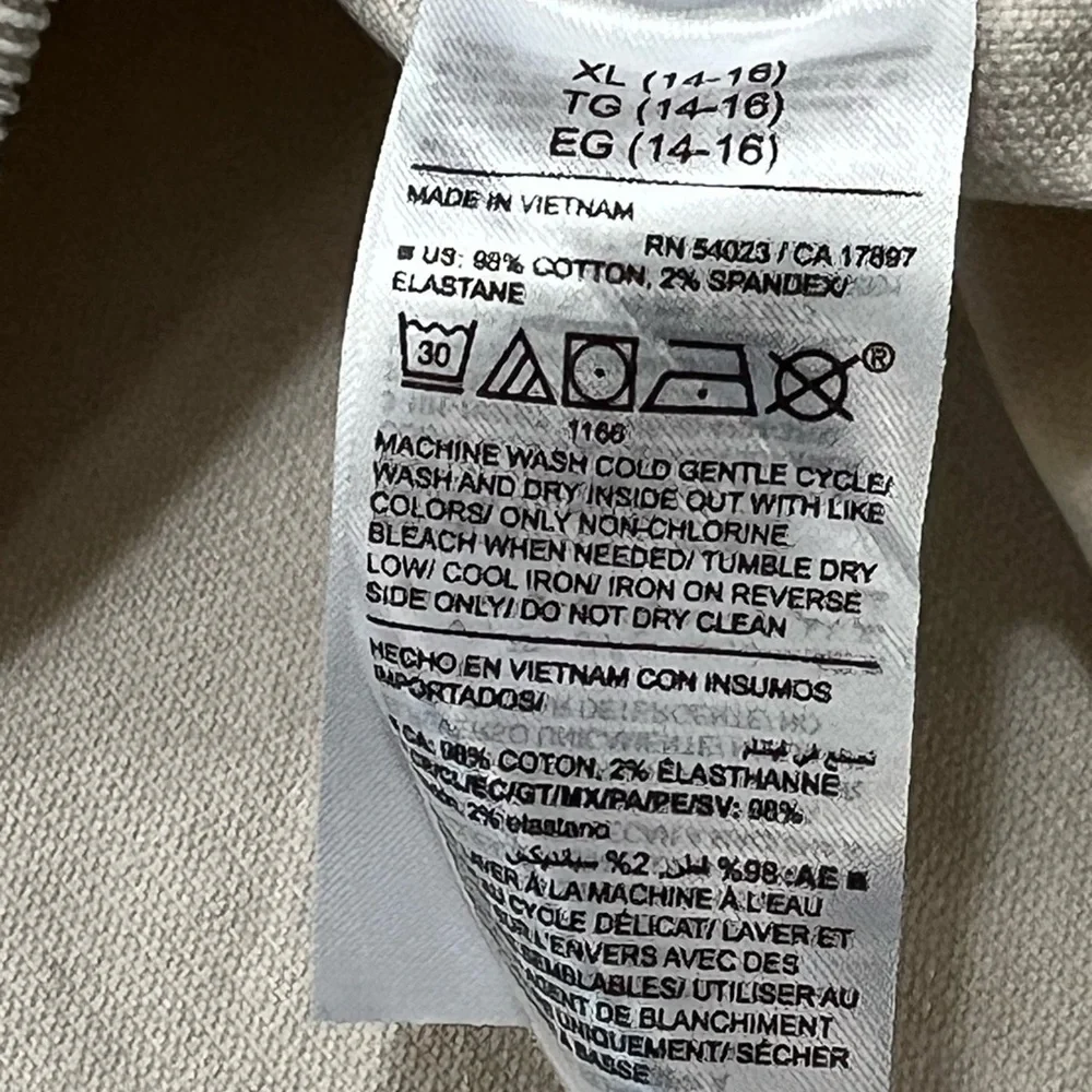 Old Navy Light Tan Corduroy Shirt